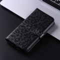 For Xiaomi Redmi Note 13 4G Honeycomb Dot Texture Leather Phone Case(Black)