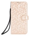 For Xiaomi Redmi Note 13 4G Honeycomb Dot Texture Leather Phone Case(Gold)