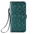 For Xiaomi Redmi Note 13 4G Honeycomb Dot Texture Leather Phone Case(Green)