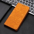 For Xiaomi Redmi Note 13 Pro Ethnic Embossed Adsorption Leather Phone Case(Yellow)
