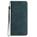 For Xiaomi Redmi Note 13 Pro Ethnic Embossed Adsorption Leather Phone Case(Blue)