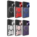 For Infinix Note 30 VIP 5G CD Texture Sliding Camshield Magnetic Holder Phone Case(Purple)