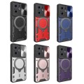For Infinix Hot 40i / Smart 8 CD Texture Sliding Camshield Magnetic Holder Phone Case(Pink)