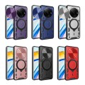 For Xiaomi Redmi A3 CD Texture Sliding Camshield Magnetic Holder Phone Case(Purple)