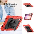 For Lenovo Tab M9 Silicone Hybrid PC Tablet Case with Shoulder Strap(Red)
