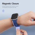 DUX DUCIS Magnetic Silicone Watch Band For Apple Watch Ultra 49mm(Blue)