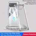 For Asus ROG Phone 7/ROG Phone 7 Pro imak Shockproof Airbag TPU Phone Case(Transparent)