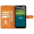 For Nokia C110 Leather Phone Case(Brown)