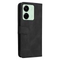 For Xiaomi Redmi 13C 4G Skin Feel Life Tree Metal Button Leather Phone Case(Black)