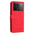 For Xiaomi Redmi K70 / K70 Pro Skin Feel Life Tree Metal Button Leather Phone Case(Red)