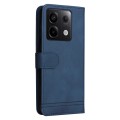 For Xiaomi Redmi Note13 Pro 5G Global Skin Feel Life Tree Metal Button Leather Phone Case(Blue)
