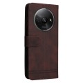 For Xiaomi Redmi A3 Skin Feel Life Tree Metal Button Leather Phone Case(Brown)