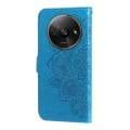 For Xiaomi Redmi A3 7-petal Flowers Embossing Leather Phone Case(Blue)