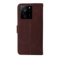 For Xiaomi 13T / Redmi K60 Ultra Classic Calf Texture Flip Leather Phone Case(Brown)