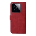 For Xiaomi 14 Pro Classic Calf Texture Flip Leather Phone Case(Red)