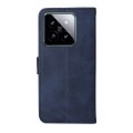 For Xiaomi 14 Classic Calf Texture Flip Leather Phone Case(Blue)