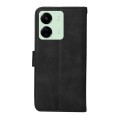 For Xiaomi Redmi 13C 4G Classic Calf Texture Flip Leather Phone Case(Black)