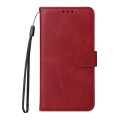 For Xiaomi Redmi 13C 4G Classic Calf Texture Flip Leather Phone Case(Red)