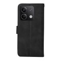 For Xiaomi Redmi Note13 5G Global Classic Calf Texture Flip Leather Phone Case(Black)