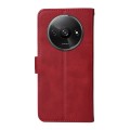 For Xiaomi Redmi A3 Classic Calf Texture Flip Leather Phone Case(Red)