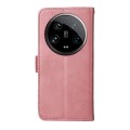 For Xiaomi 14 Ultra Classic Calf Texture Flip Leather Phone Case(Rose Gold)