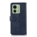 For Motorola Moto Edge 40 Cow Texture Leather Phone Case(Blue)
