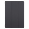 For iPad Air 11 2024 GEBEI 3-folding Holder Shockproof Flip Leather Tablet Case(Black)