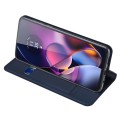 For Motorola Moto G54 / G54 Power Edition DUX DUCIS Skin Pro Series Flip Leather Phone Case(Blue)