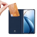 For Realme 12 Pro/12 Pro+ DUX DUCIS Skin Pro Series Flip Leather Phone Case(Blue)