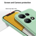For Infinix Note 30i Pure Color Liquid Silicone Shockproof Phone Case(Green)