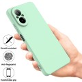 For Realme C67 4G Pure Color Liquid Silicone Shockproof Phone Case(Green)