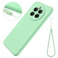For Realme 12 Pro / 12 Pro+ Pure Color Liquid Silicone Shockproof Phone Case(Green)