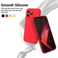 For Realme Note 50 Pure Color Liquid Silicone Shockproof Phone Case(Red)
