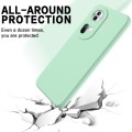 For OPPO Reno11 5G Global Pure Color Liquid Silicone Shockproof Phone Case(Green)