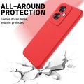 For OPPO Reno11 F / F25 Pro Pure Color Liquid Silicone Shockproof Phone Case(Red)