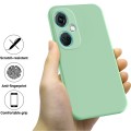 For OPPO K11 5G Pure Color Liquid Silicone Shockproof Phone Case(Green)