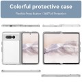 For Google Pixel Fold Colorful Series Acrylic + TPU Phone Case(Transparent)