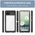 For Google Pixel 6A Colorful Series Acrylic + TPU Phone Case(Black)