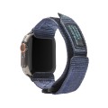 Nylon Two Section Watch Band For Apple Watch 7 41mm(Blue)