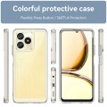For Realme Note 50 Colorful Series Acrylic Hybrid TPU Phone Case(Transparent)