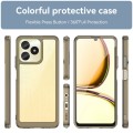 For Realme Note 50 Colorful Series Acrylic Hybrid TPU Phone Case(Transparent Grey)