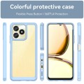 For Realme Note 50 Colorful Series Acrylic Hybrid TPU Phone Case(Blue)