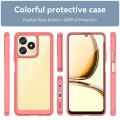 For Realme Note 50 Colorful Series Acrylic Hybrid TPU Phone Case(Red)