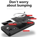 For OPPO Reno11 Pro 5G Global CD Texture Sliding Camshield Magnetic Holder Phone Case(Black)