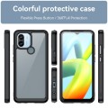 For Xiaomi Redmi A1+ Colorful Series Acrylic Hybrid TPU Phone Case(Black)
