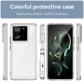 For Xiaomi 13T Colorful Series Acrylic Hybrid TPU Phone Case(Transparent)