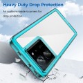 For Xiaomi 13T Colorful Series Acrylic Hybrid TPU Phone Case(Transparent Blue)