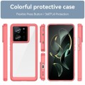 For Xiaomi 13T Colorful Series Acrylic Hybrid TPU Phone Case(Red)