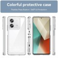 For Xiaomi Redmi Note 13 5G Colorful Series Acrylic Hybrid TPU Phone Case(Transparent)