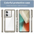 For Xiaomi Redmi Note 13 5G Colorful Series Acrylic Hybrid TPU Phone Case(Transparent Grey)